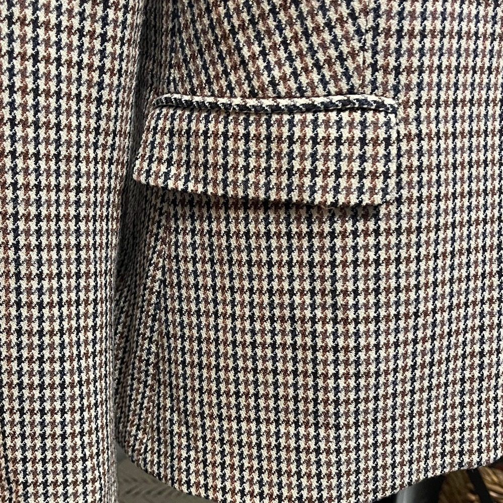 Premise Studio Multicolor Houndstooth Blazer - image 4